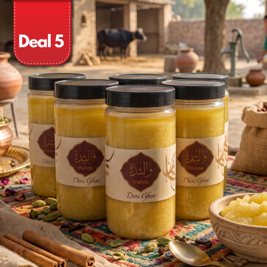 walida-store-5kg-khalis-danedar-desi-ghee-mega-pack-pakistan